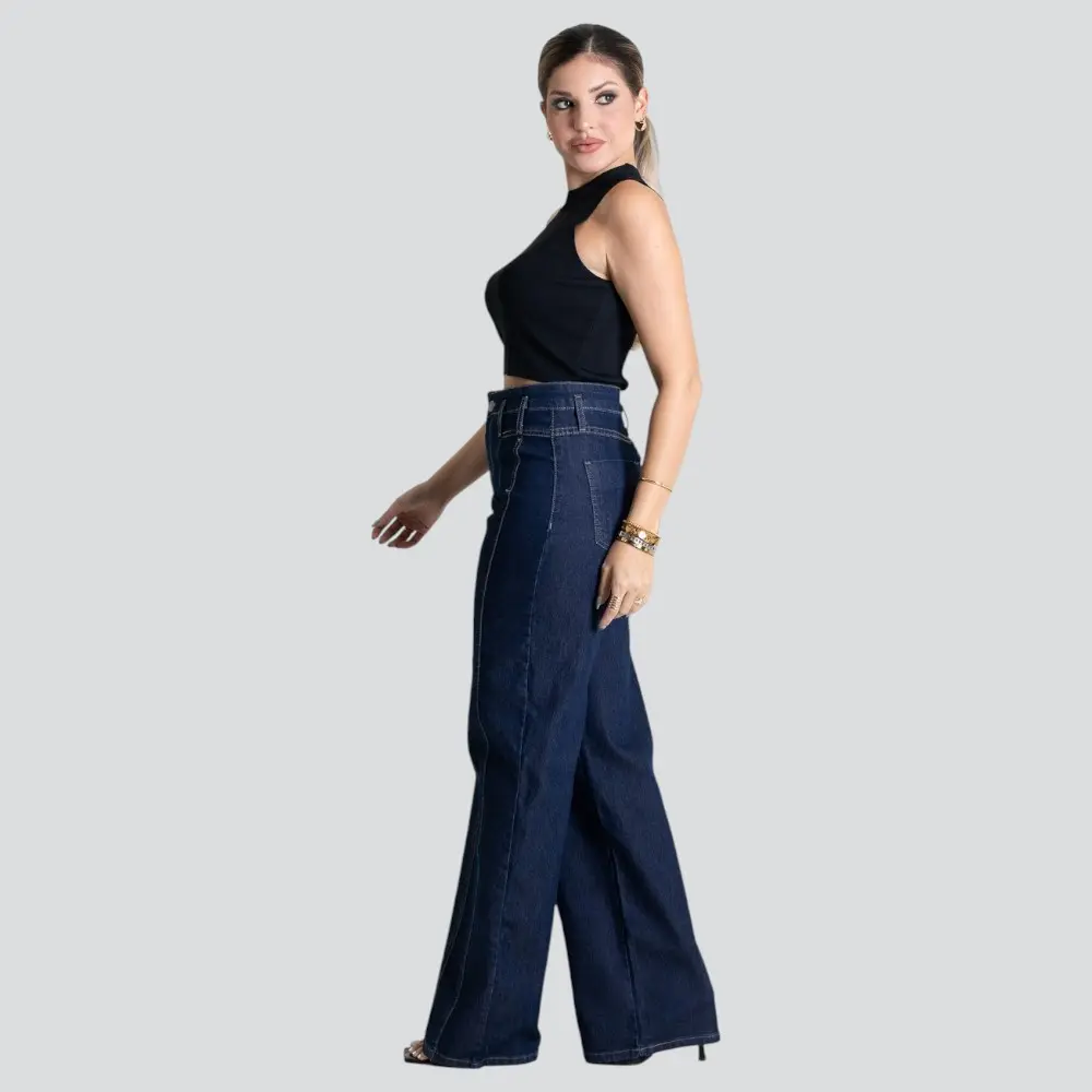 Calça Jeans Feminina Wide .279916