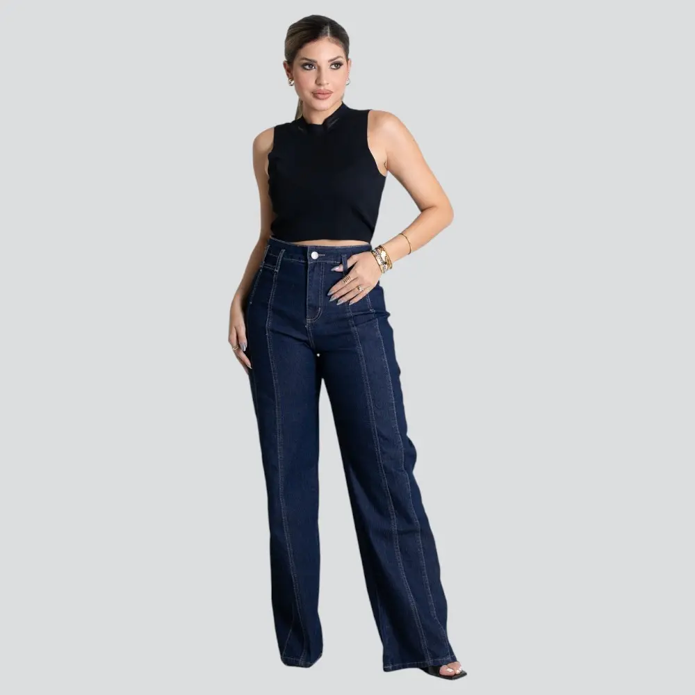 Calça Jeans Feminina Wide .279916