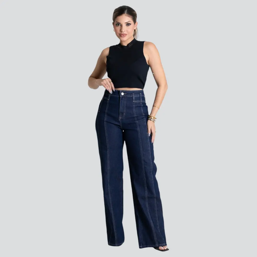Calça Jeans Feminina Wide .279916