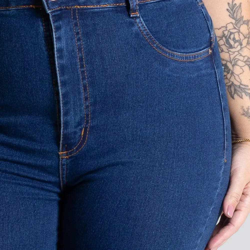 Calça Jeans Feminina Plus Skinny .280642