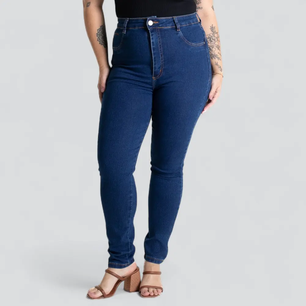 Calça Jeans Feminina Plus Skinny .280642