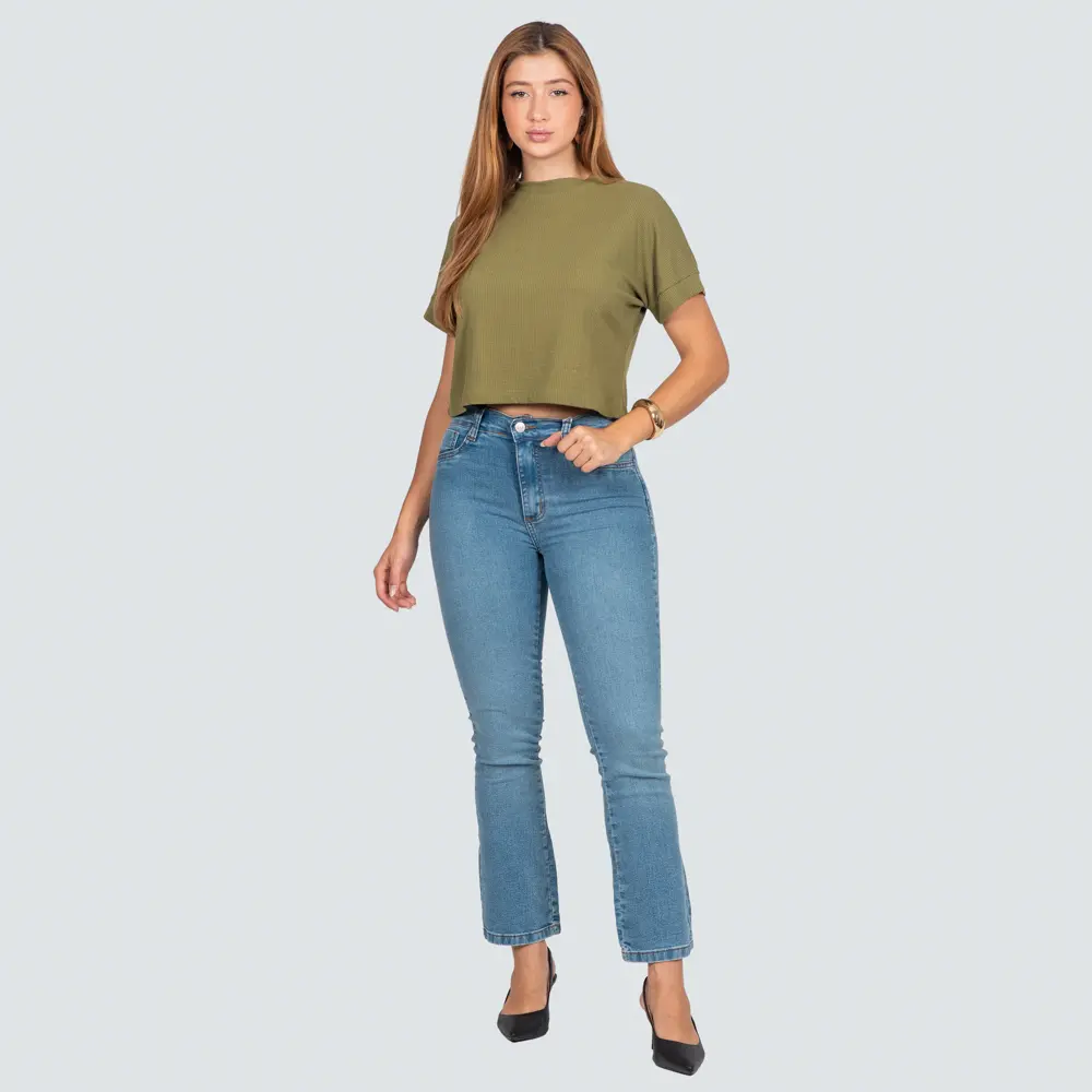 Calça Jeans Feminina Cigarrete .281117