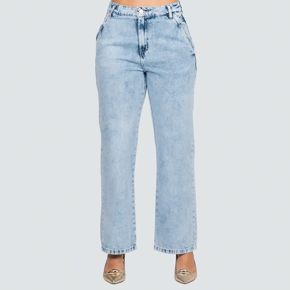 Calça Jeans Feminina Reta .281303