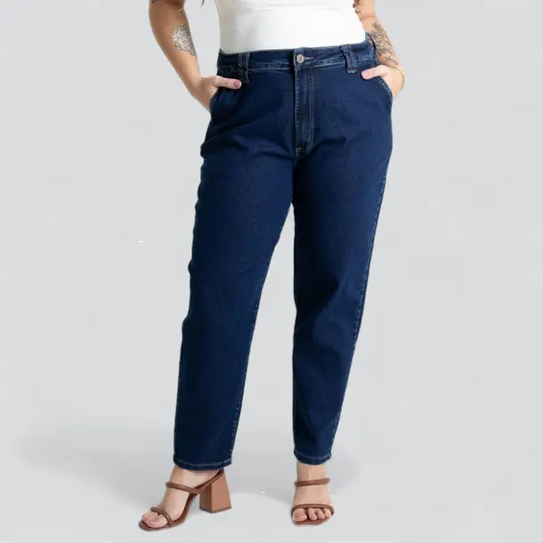 Calça Jeans Feminina Plus Mom .280847