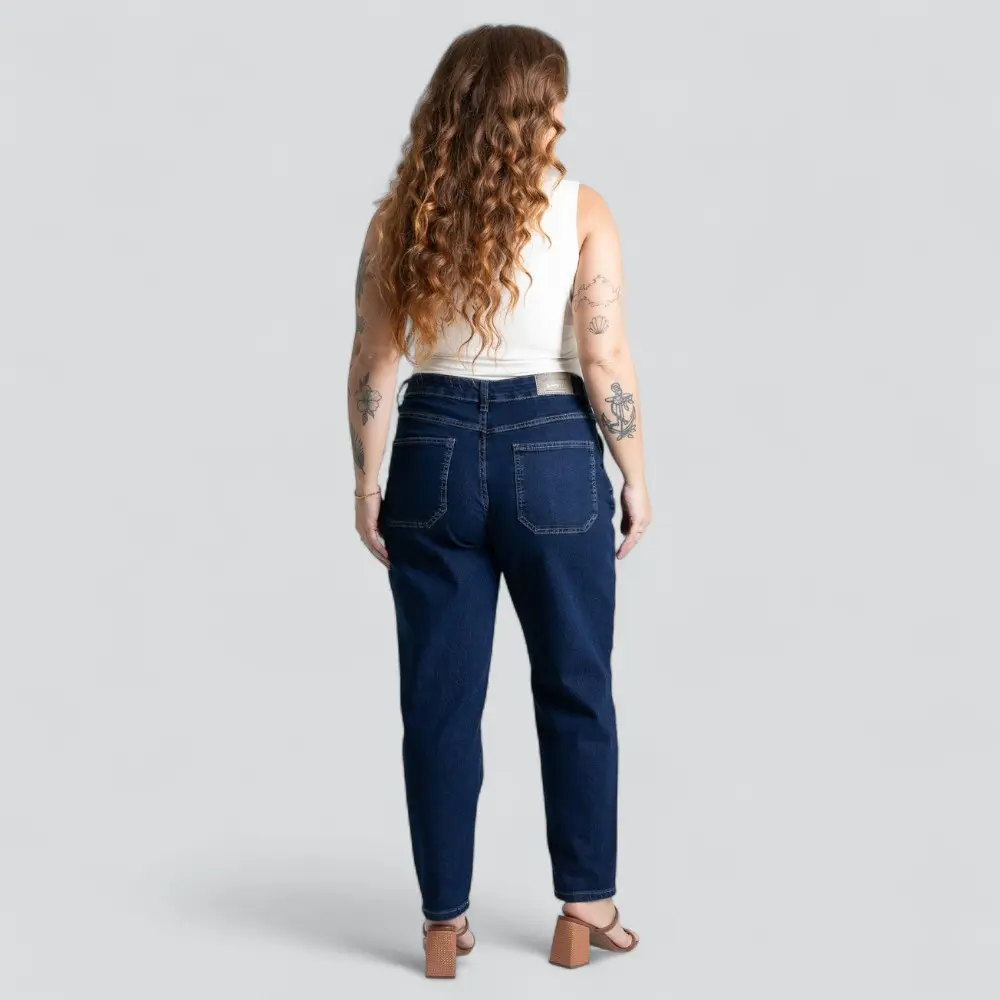 Calça Jeans Feminina Plus Mom .280847