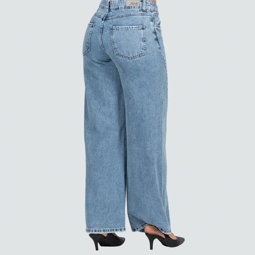 Calça Jeans Feminina Wide .281018