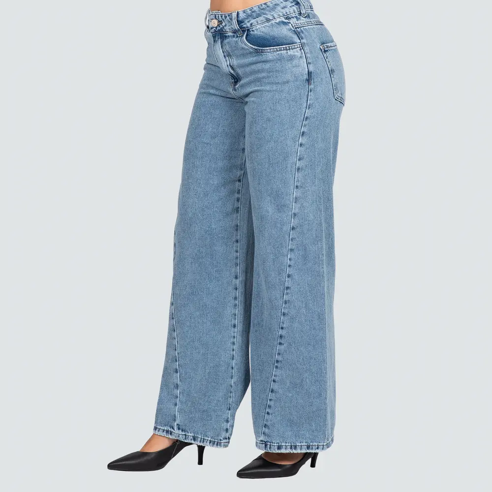 Calça Jeans Feminina Wide .281018