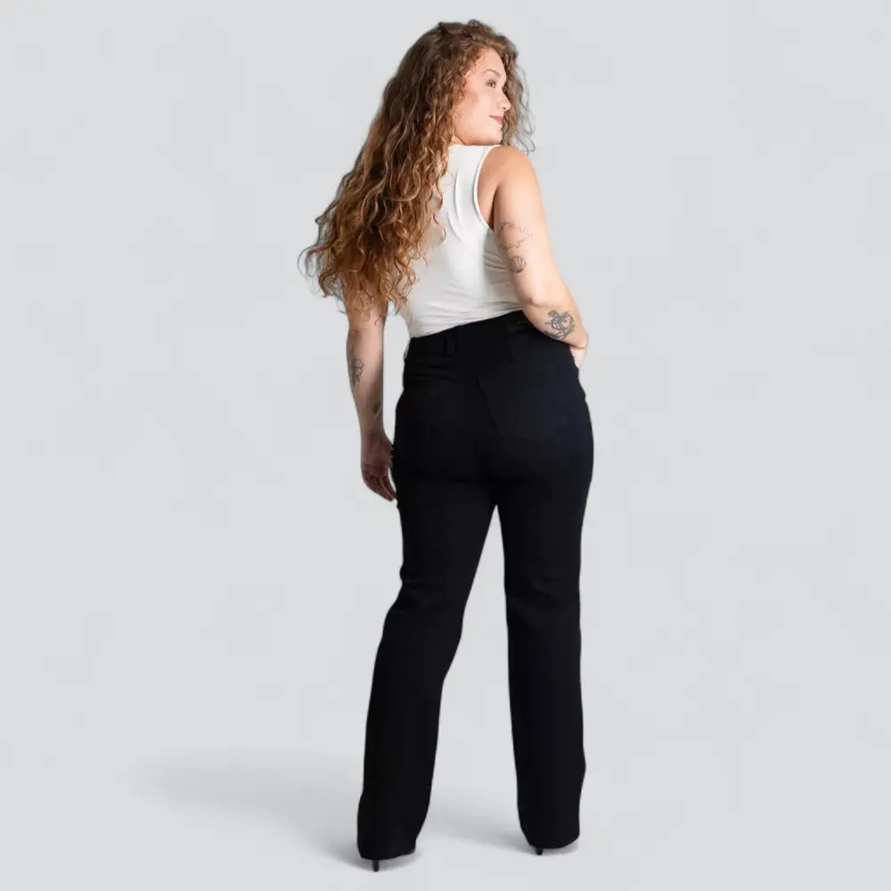 Calça Sarja Sawary Feminina Plus Reta .281030