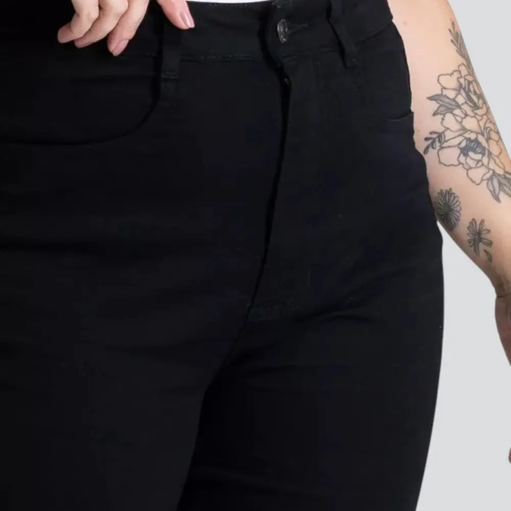 Calça Sarja Sawary Feminina Plus Reta .281030