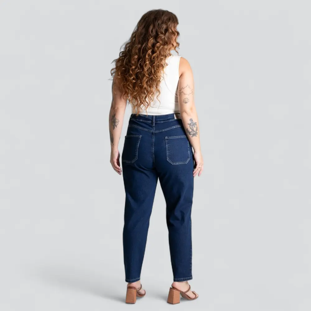 Calça Jeans Feminina Plus Mom .280848