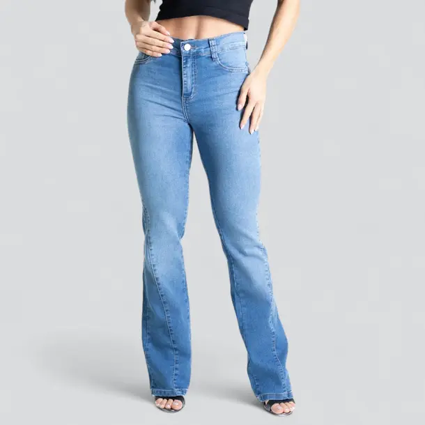Calça Jeans Feminina Bootcut .280804