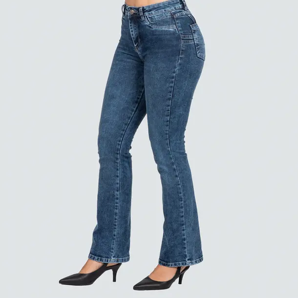 Calça Jeans Feminina Bootcut .281088