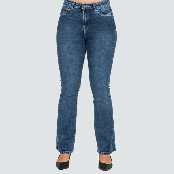 Calça Jeans Feminina Bootcut .281088