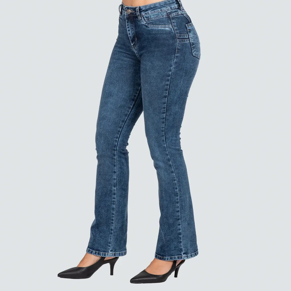 Calça Jeans Feminina Bootcut .281088
