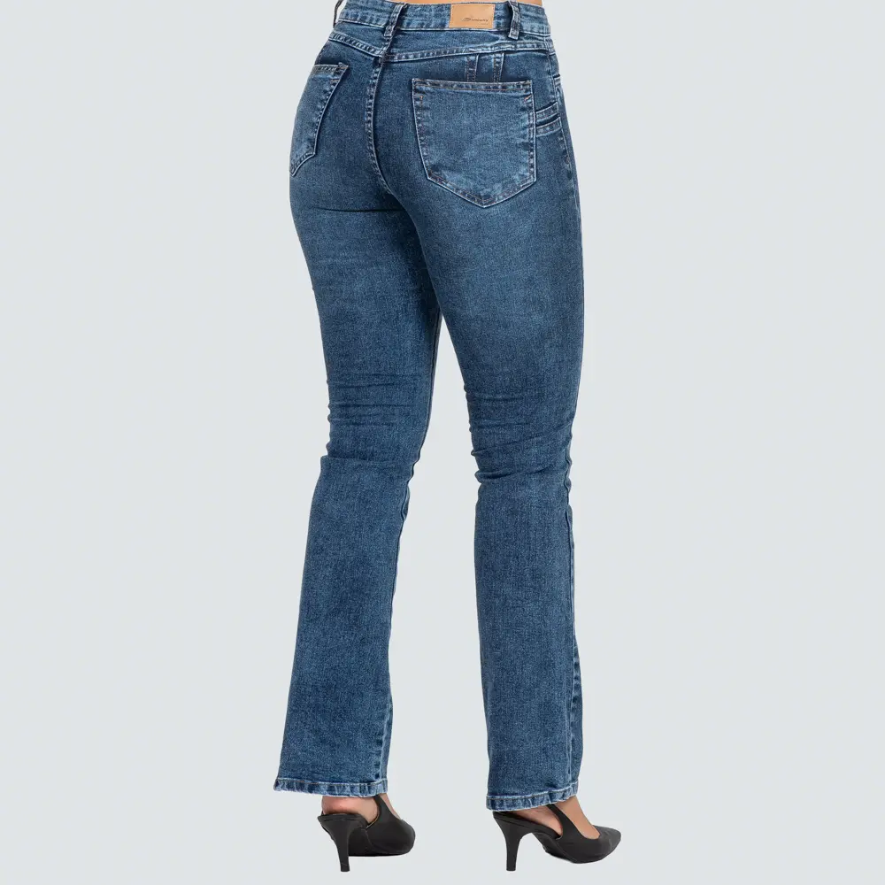 Calça Jeans Feminina Bootcut .281088