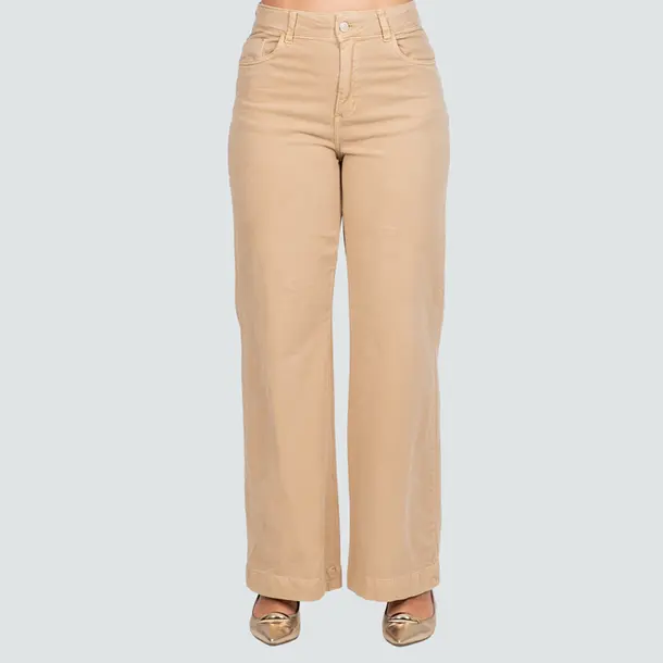 Calça Sarja Feminina Wide Leg .281258