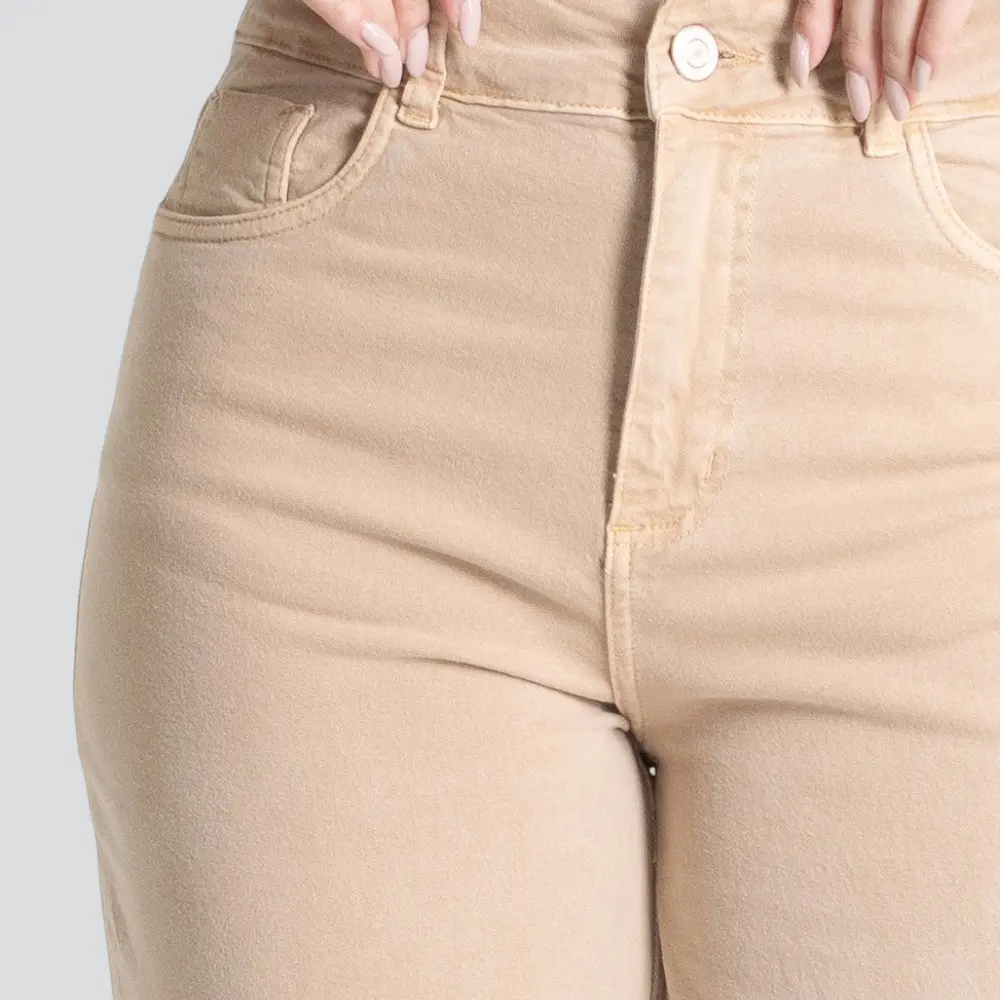 Calça Sarja Feminina Wide Leg .281258