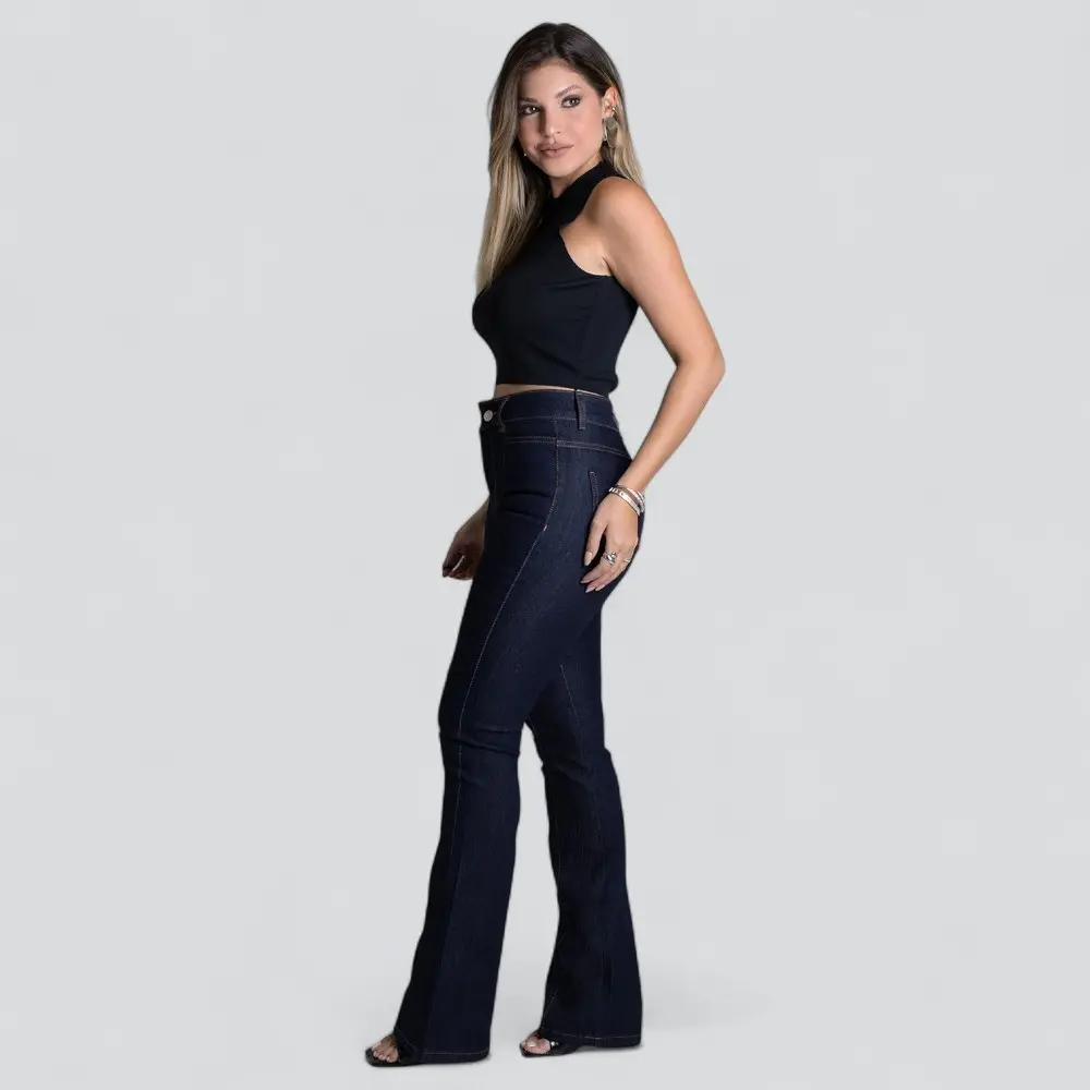 Calça Jeans Feminina Flare .279068