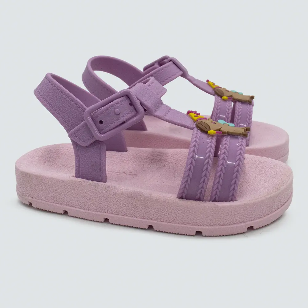 Sandália Bebê Menina Capivara Conforto .2242