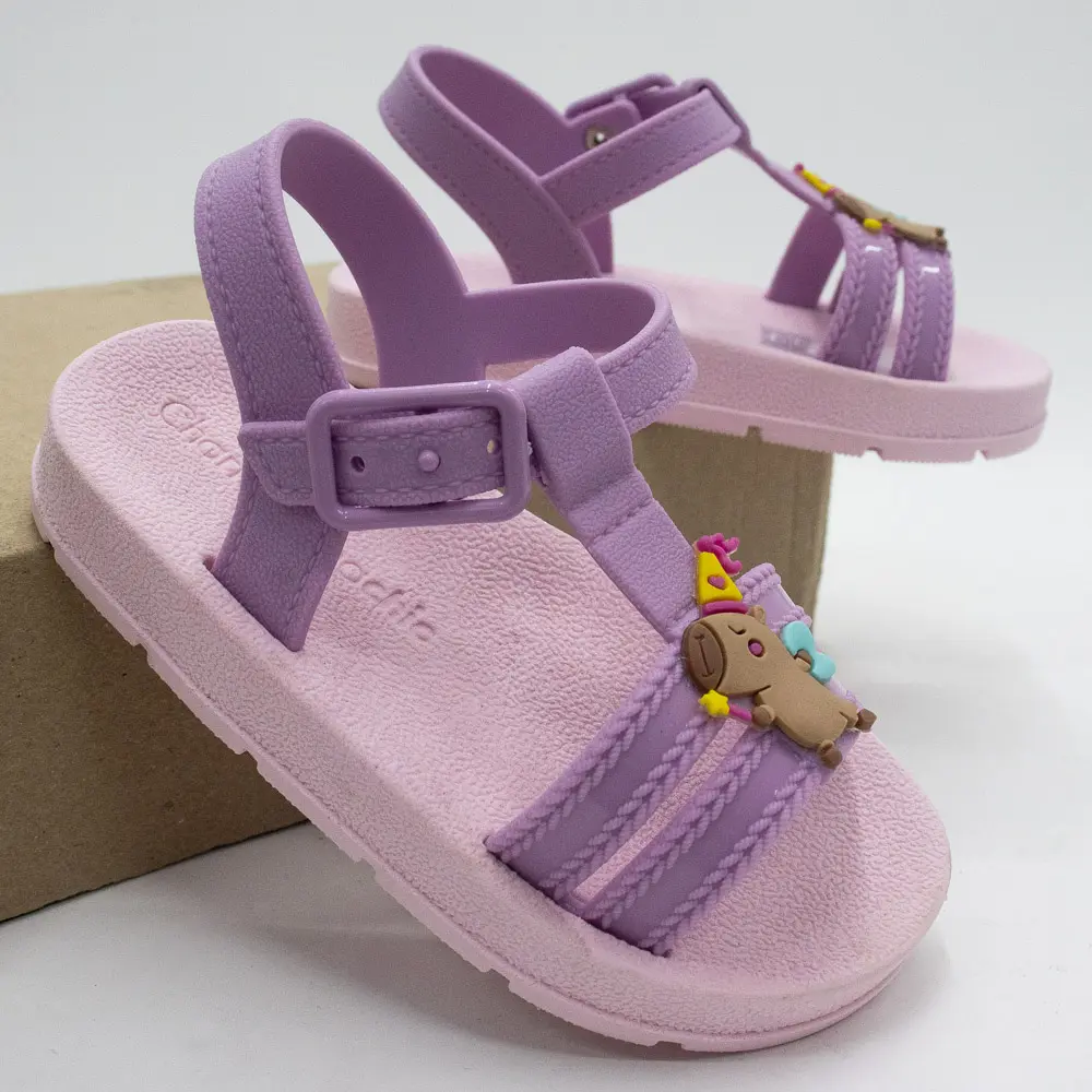 Sandália Bebê Menina Capivara Conforto .2242