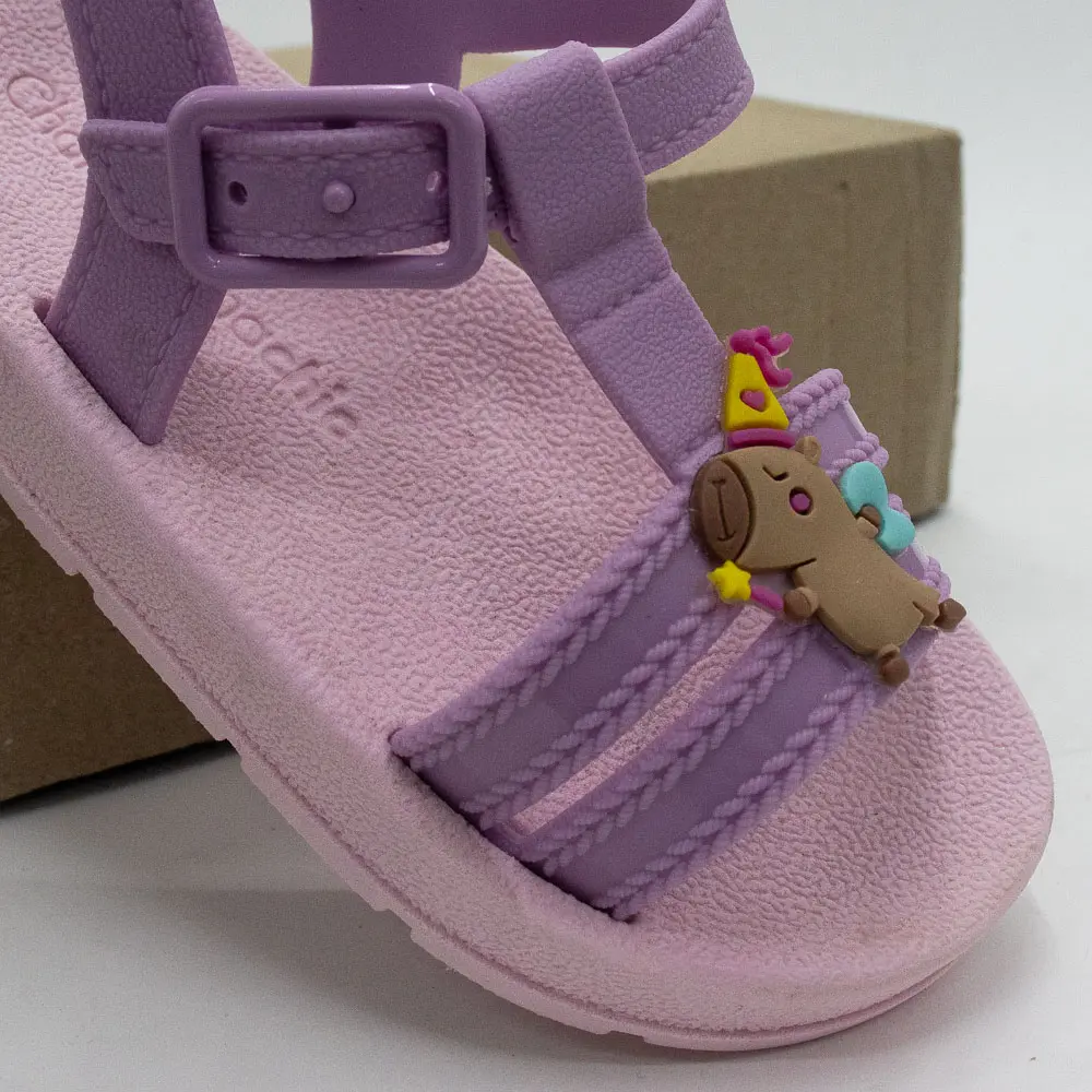 Sandália Bebê Menina Capivara Conforto .2242