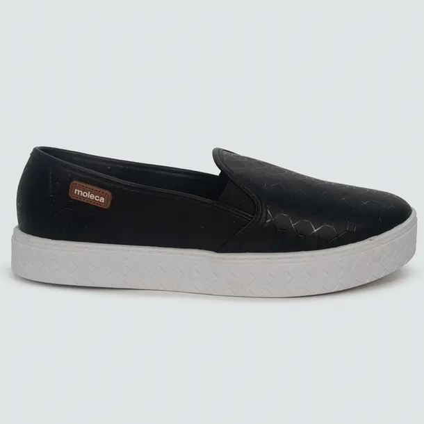 Tênis Casual Slip On Feminino Moleca .5712304.28270