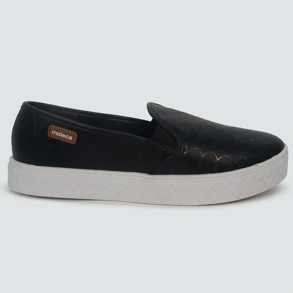 Tênis Casual Slip On Feminino Moleca .5712304.28270