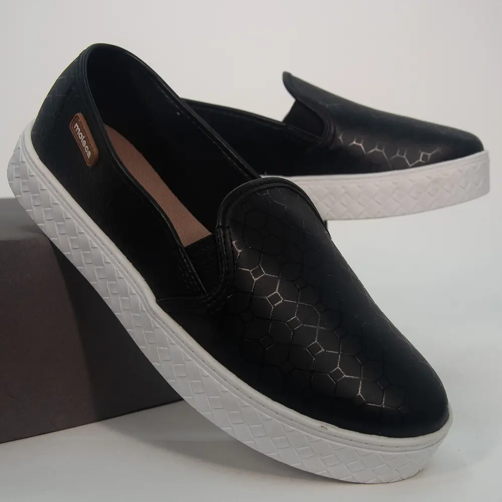 Tênis Casual Slip On Feminino Moleca .5712304.28270