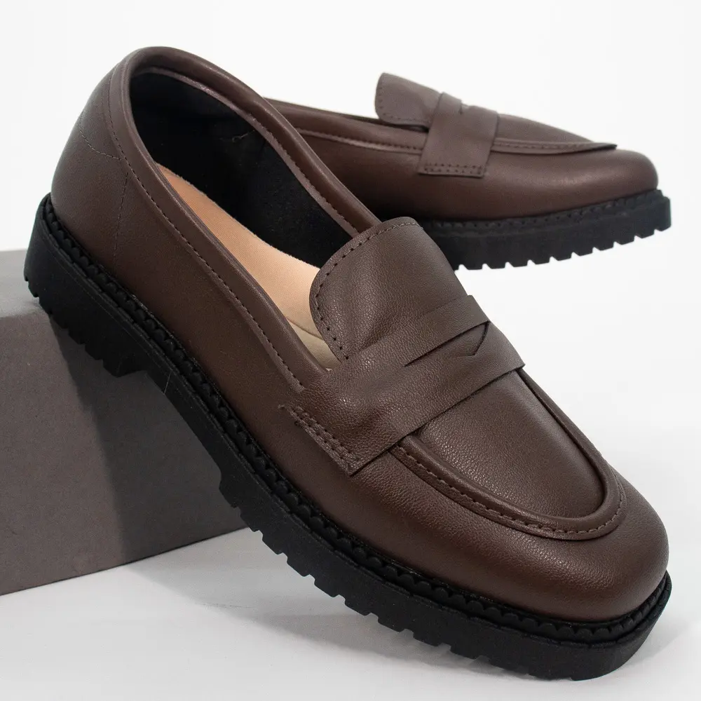 Mocassim Feminino Clássico Tratorado .5823100.9569