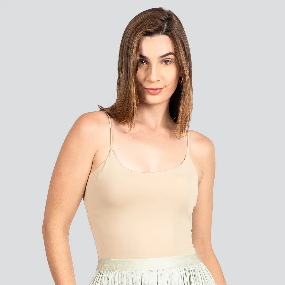 Body Feminino Alça Fina Poliamida .ZW235