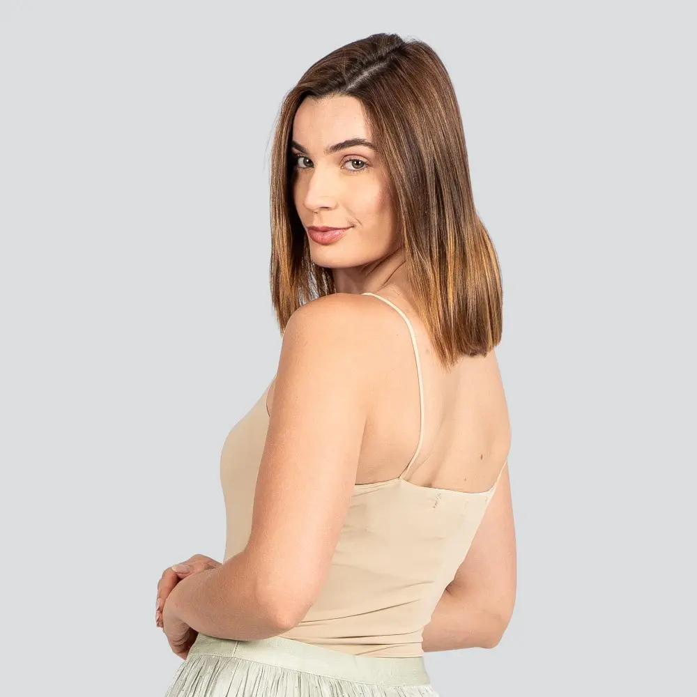 Body Feminino Alça Fina Poliamida .ZW235