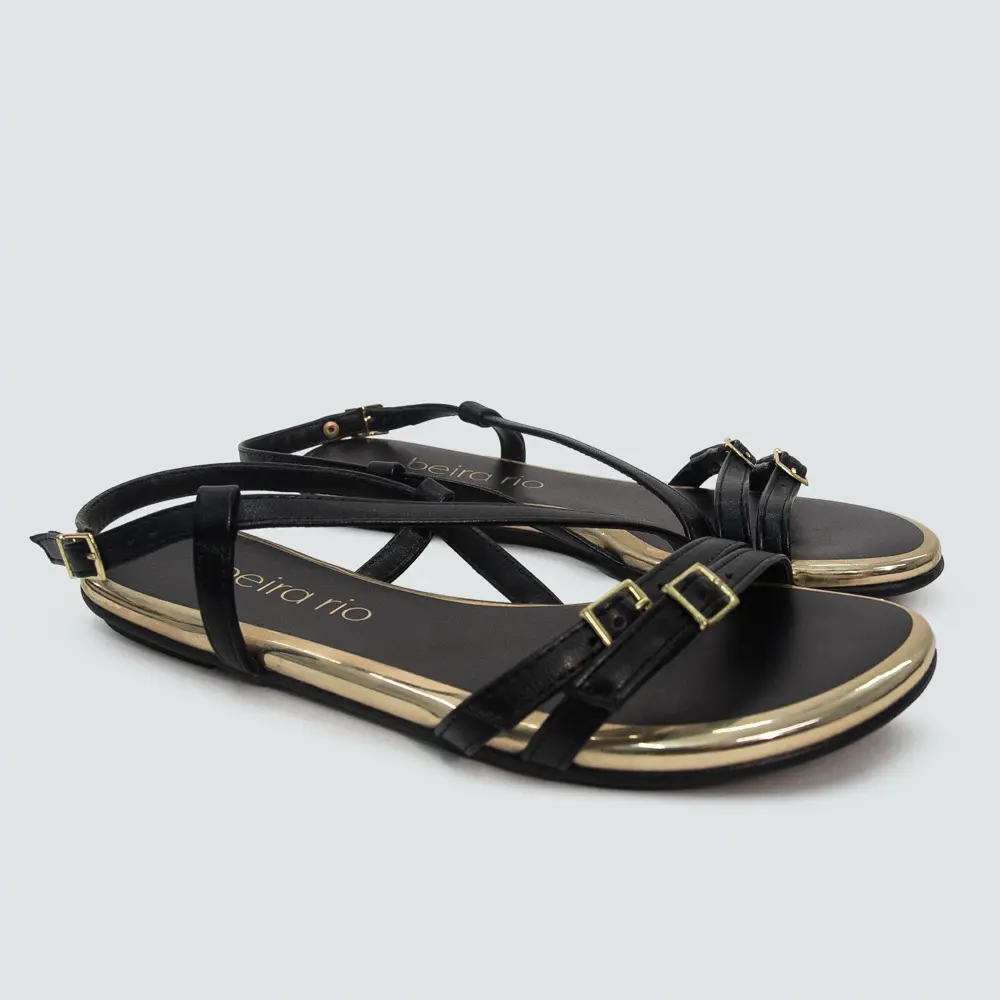 Sandália Rasteira Feminina Beira Rio .8367664