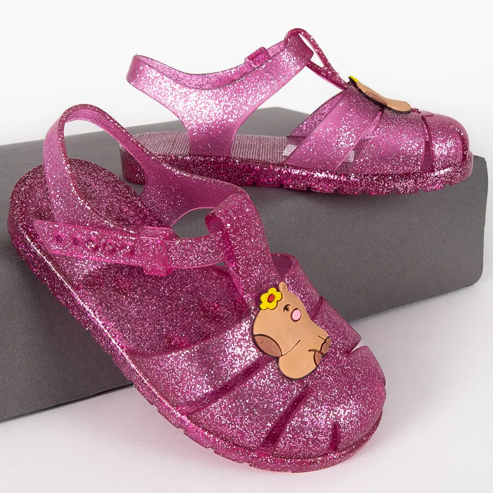 Sandália Bebê Menina Capivara .2238