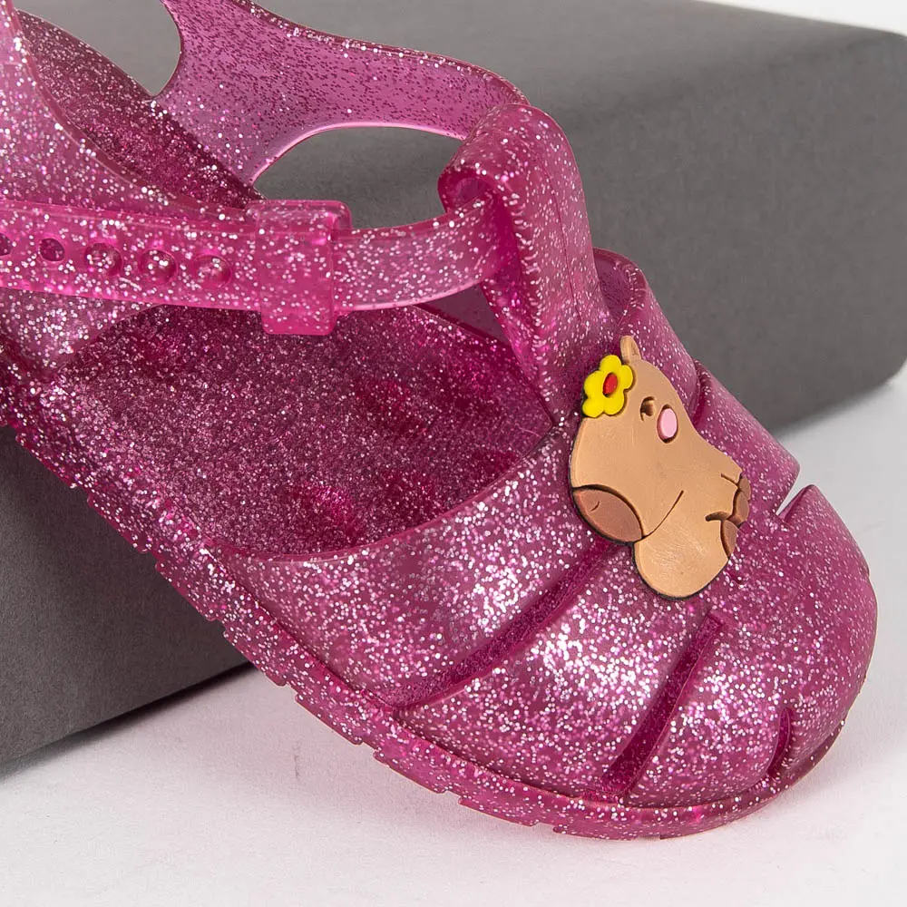 Sandália Bebê Menina Capivara .2238