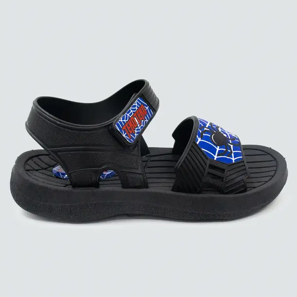 Papete Infantil Masculina Aranha .2122 Preto/Preto