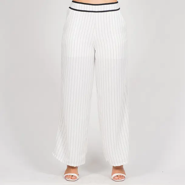 Calça Feminina Pantalona Risca de Giz .3000873