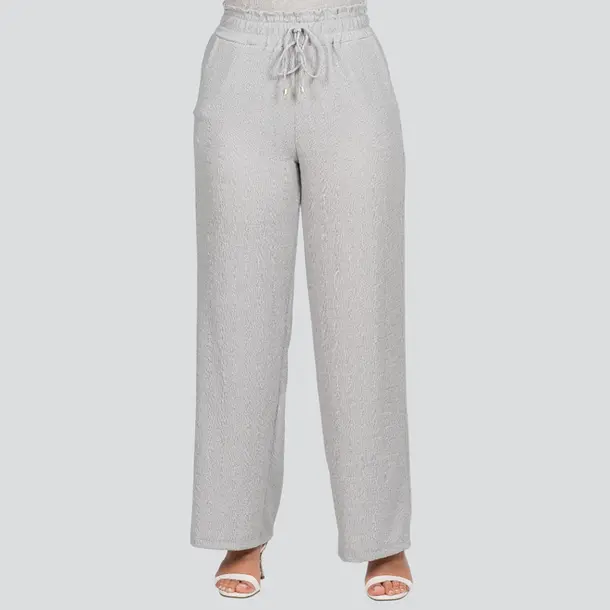 Calça Feminina Pantalona Malha Ondulê .3000905