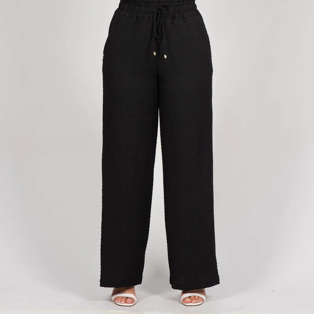 Calça Feminina Pantalona Malha Ondulê .3000905