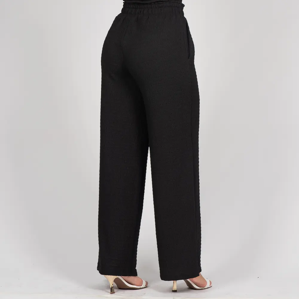 Calça Feminina Pantalona Malha Ondulê .3000905