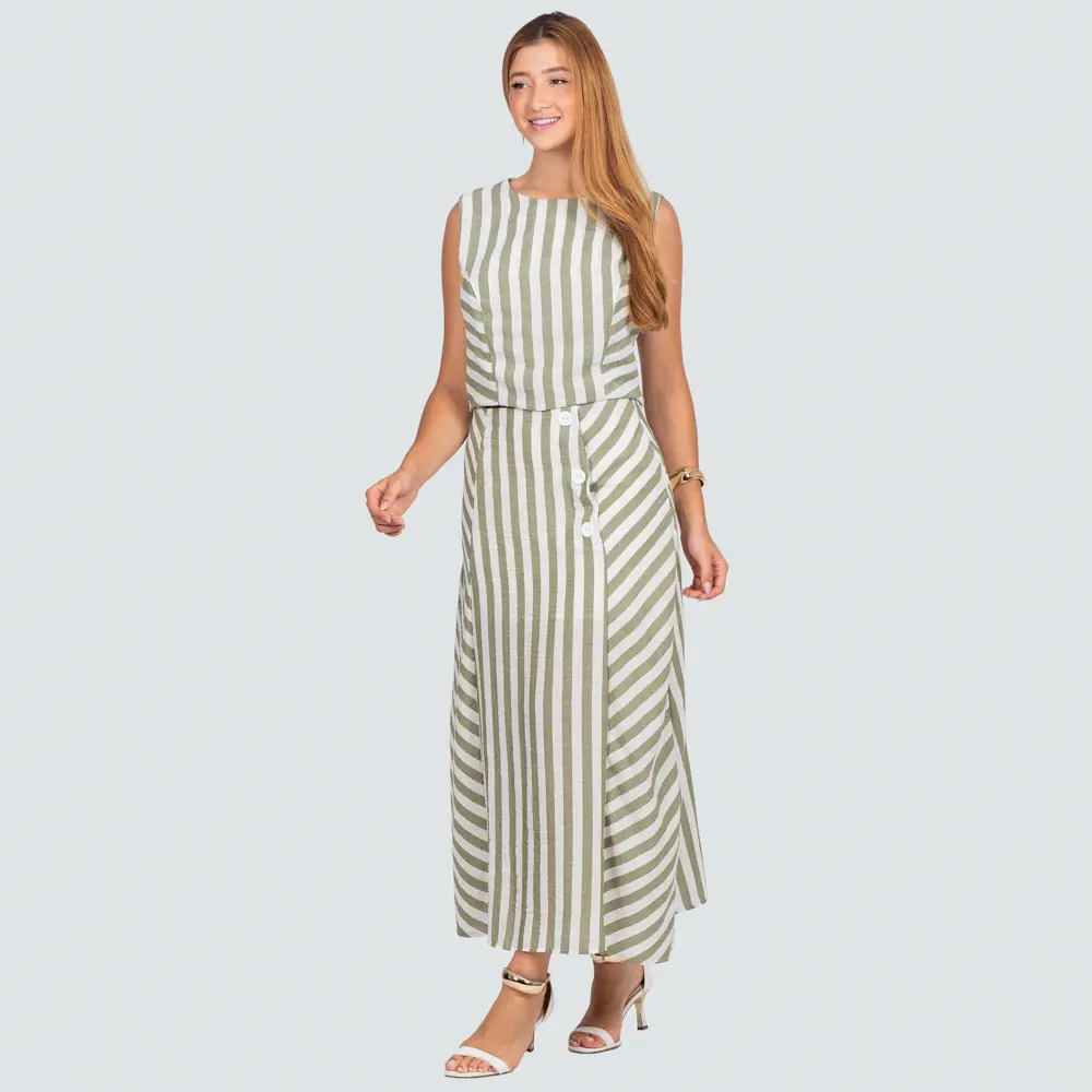 Saia Feminina Longa Listrada .3099S
