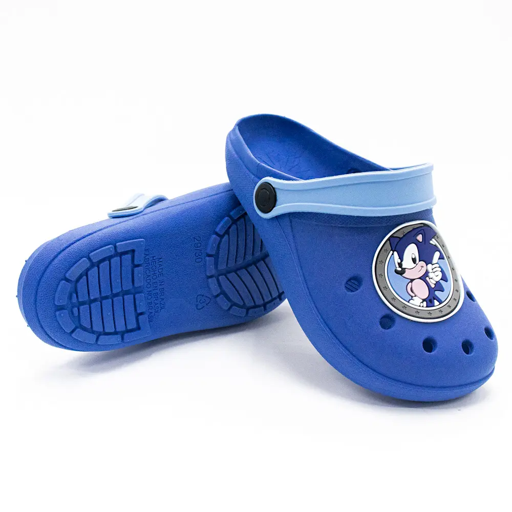 Babuche Bebê Masculino Sonic .8572