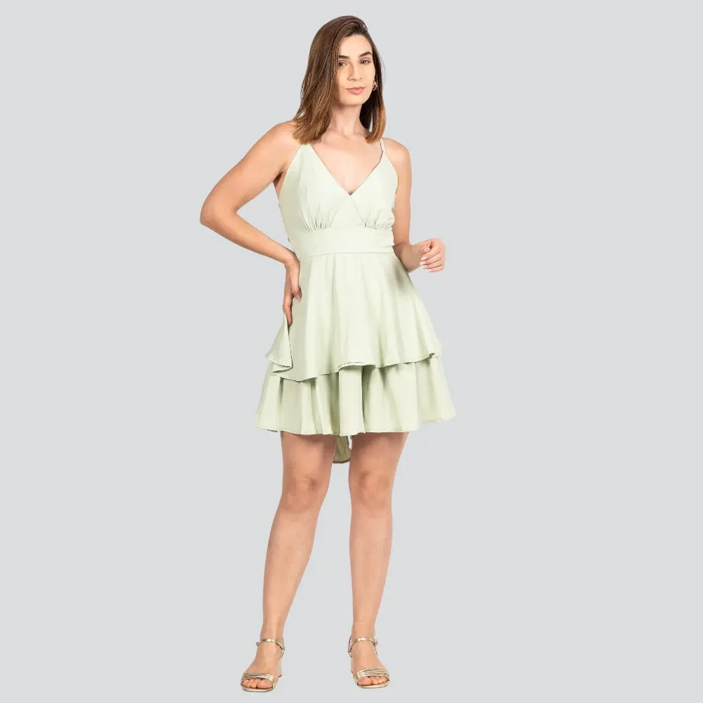 Vestido Feminino Curto com Marias e Shorts .JY5063