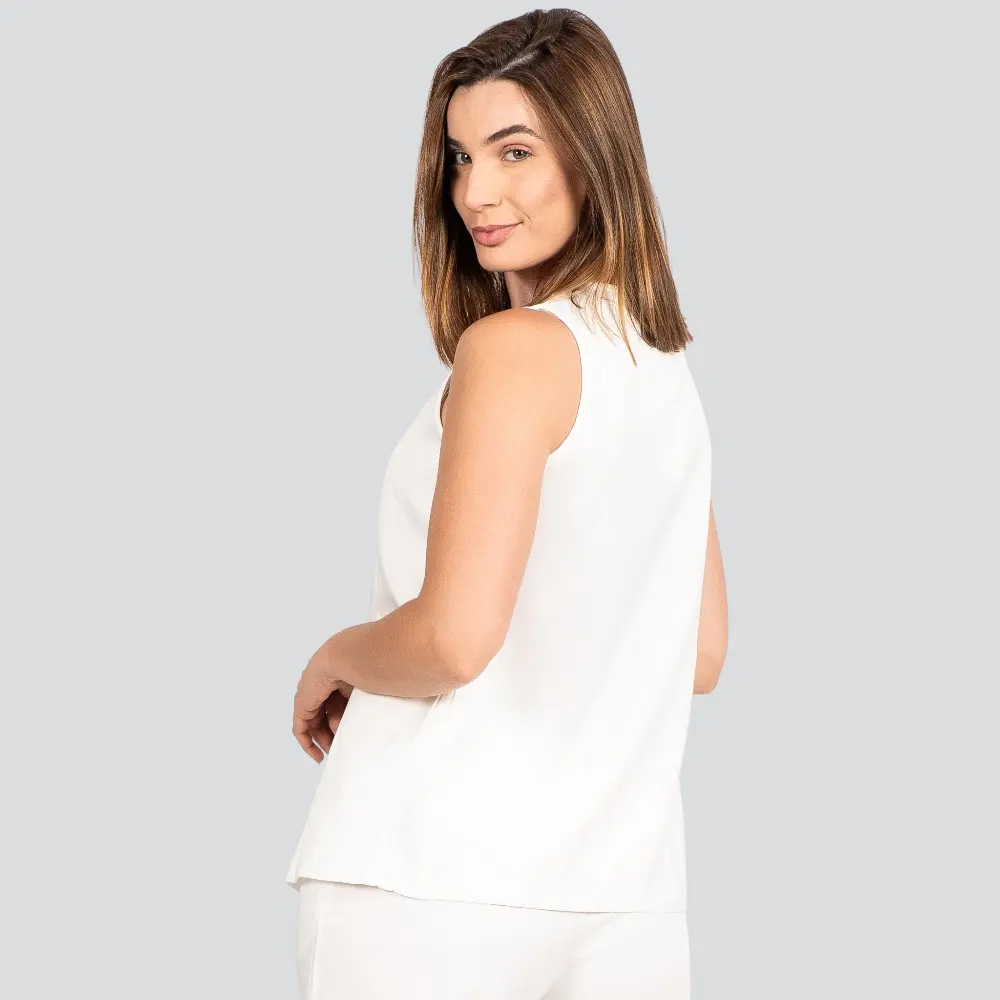 Colete Feminino Alfaiataria com Max Botão .P-662