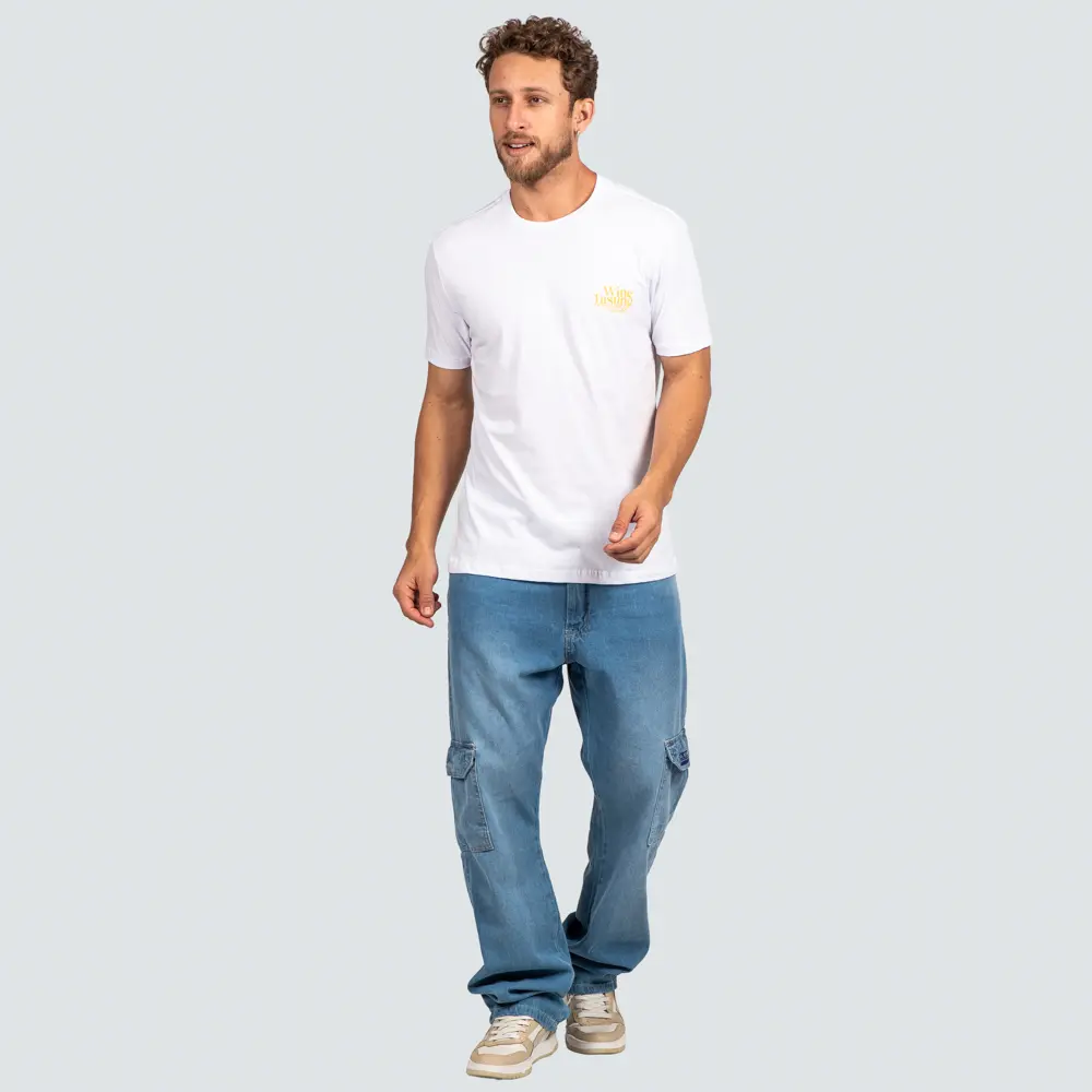 Camiseta Masculina Manga Curta Estampa Tema Bebidas .P1714