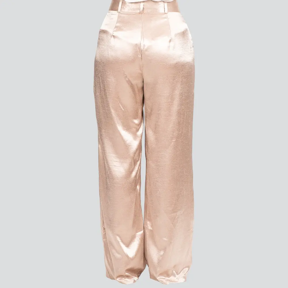 Calça Feminina Pantalona Acetinada .XX6031