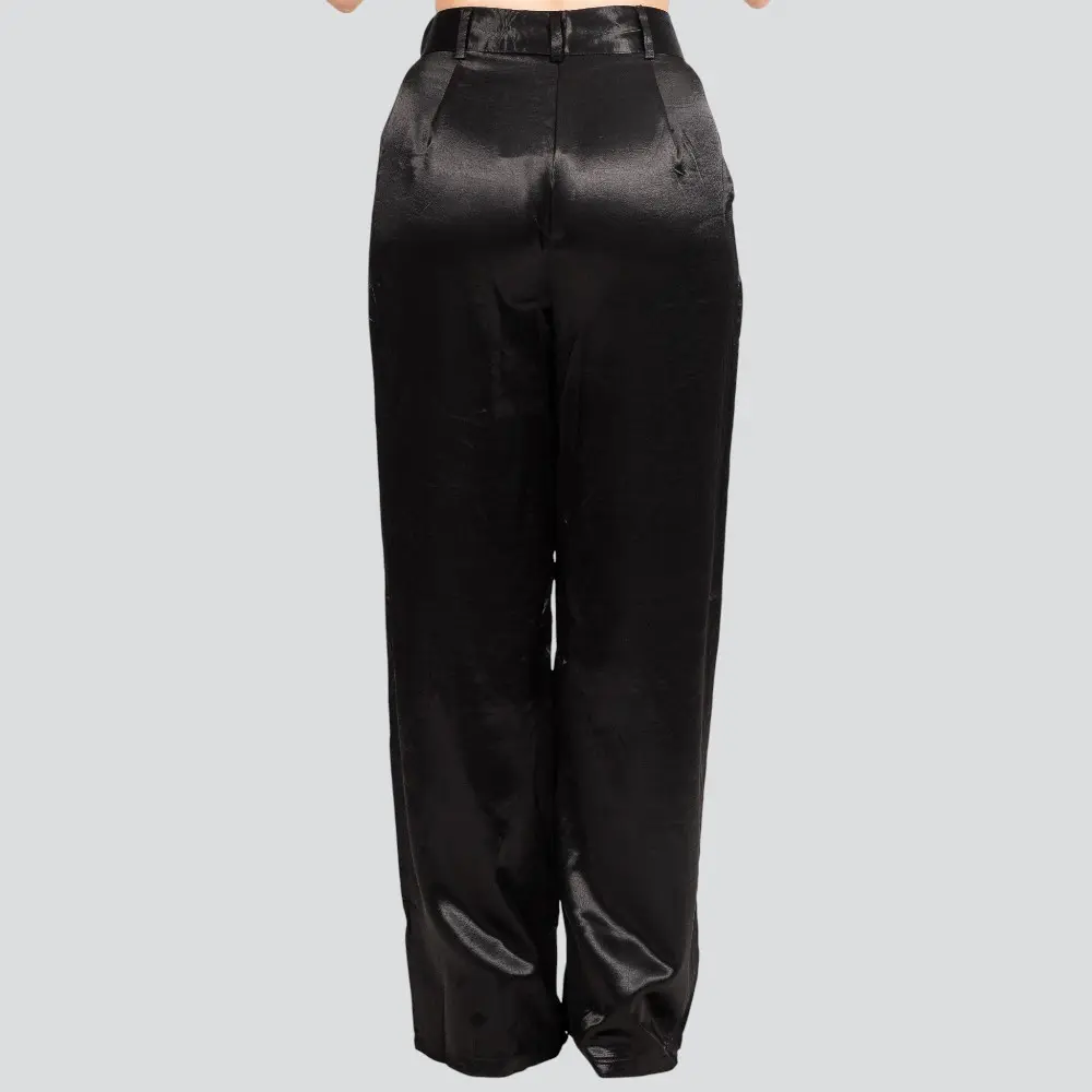 Calça Feminina Pantalona Acetinada .XX6031