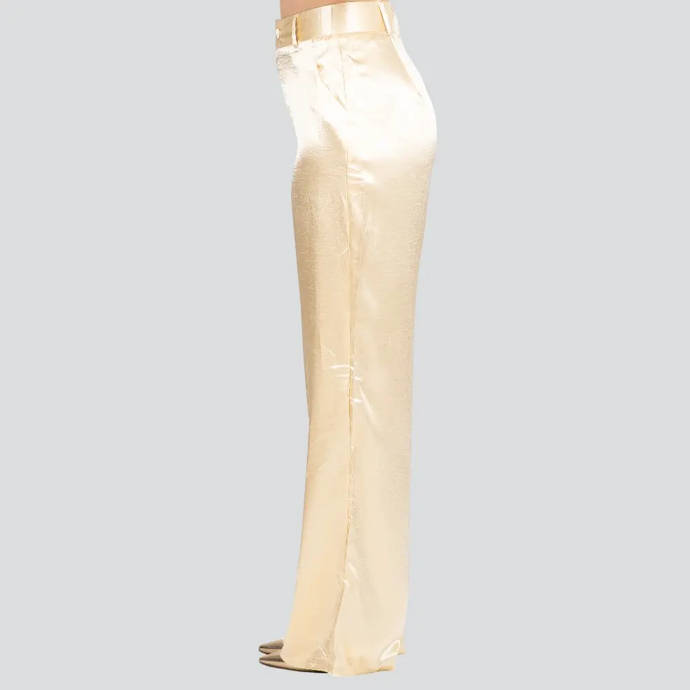 Calça Feminina Pantalona Acetinada .XX6031