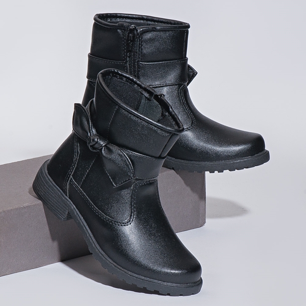 Botas de cano curto infantil fashion