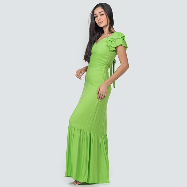 Vestidos com best sale babados 2019