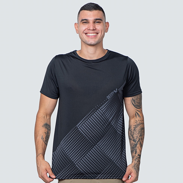 Camiseta Masculina Meia Malha Com Estampa - Camiseta Masculina Meia Malha  Com Estampa - Decoy